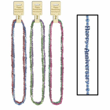GOLDENGIFTS Happy Anniversary Beads of Expression in Assorted, 12PK GO199078